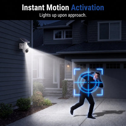 ⏰Solar-Powered Simulated Surveillance Camera Street Light