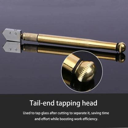 🔥Last Day 50% OFF - 🔧Glass Cutter with Diamond Head & Steel Blade for 3-15mm Glass, Anti-Slip Handle Tool