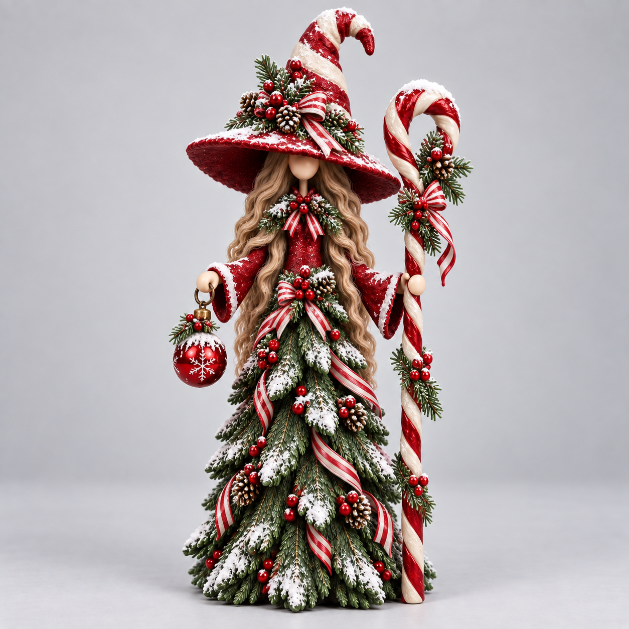 Candy Cane Keeper Christmas witch