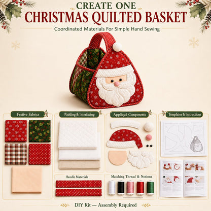 🎄Christmas Character Quilted Carry Basket