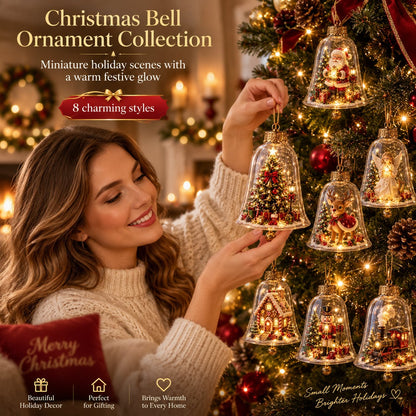 🎄 Lighted Christmas Bell Ornament Collection