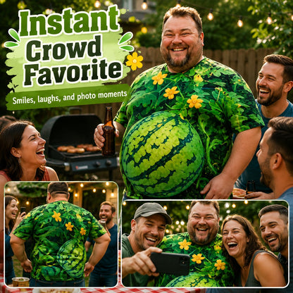 🍉 Turn Your Belly Into A Juicy 3D Watermelon Tee