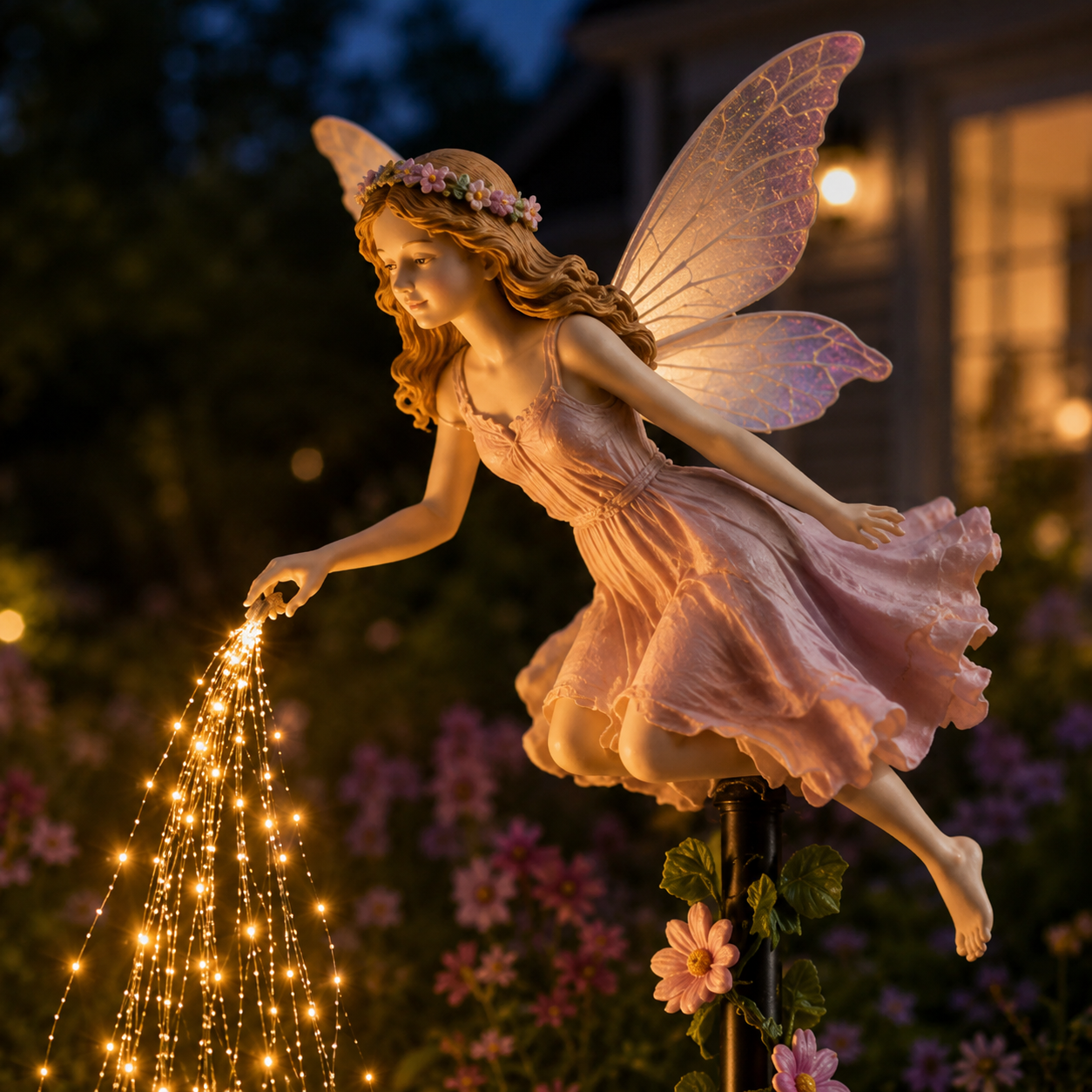 🔥Today 49% OFF🧚‍♀️Fairy Sprinkling Magic Dust Garden Light🌸