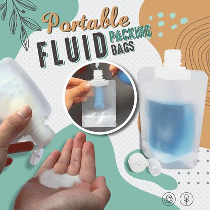 🌷Summer SALE - Portable Travel Fluid Makeup Packing Bag(10 Pcs)