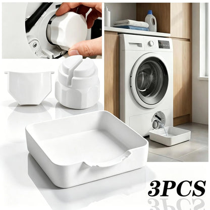 Prevents Water Overflow on the Laundry Floor✨Washing Machine Maintenance Water Catch Tray