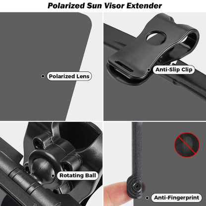 🔥Last Day 49% OFF🚗Universal Car Sun Visor With Polarized Glare Protection