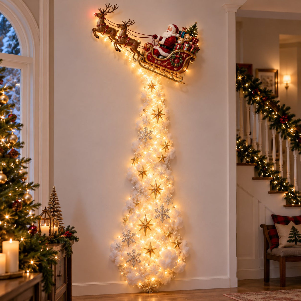 ✨Christmas Magic Trail Wall Light - A Little Christmas Magic, Right on Your Wall