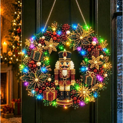 🎄💎 Sparkle & Glow Christmas Craft Art – LED Beaded Holiday Display Kit