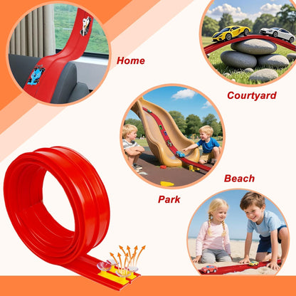 🎁Last Day Promotion 🔥🏎️DIY Children's Alloy Car Suction Cup Race Track