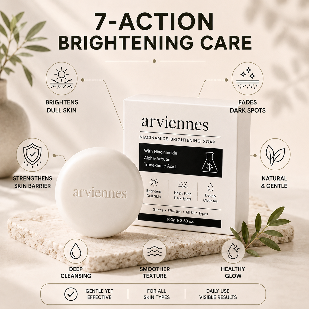 🌿 Niacinamide Skin Soap