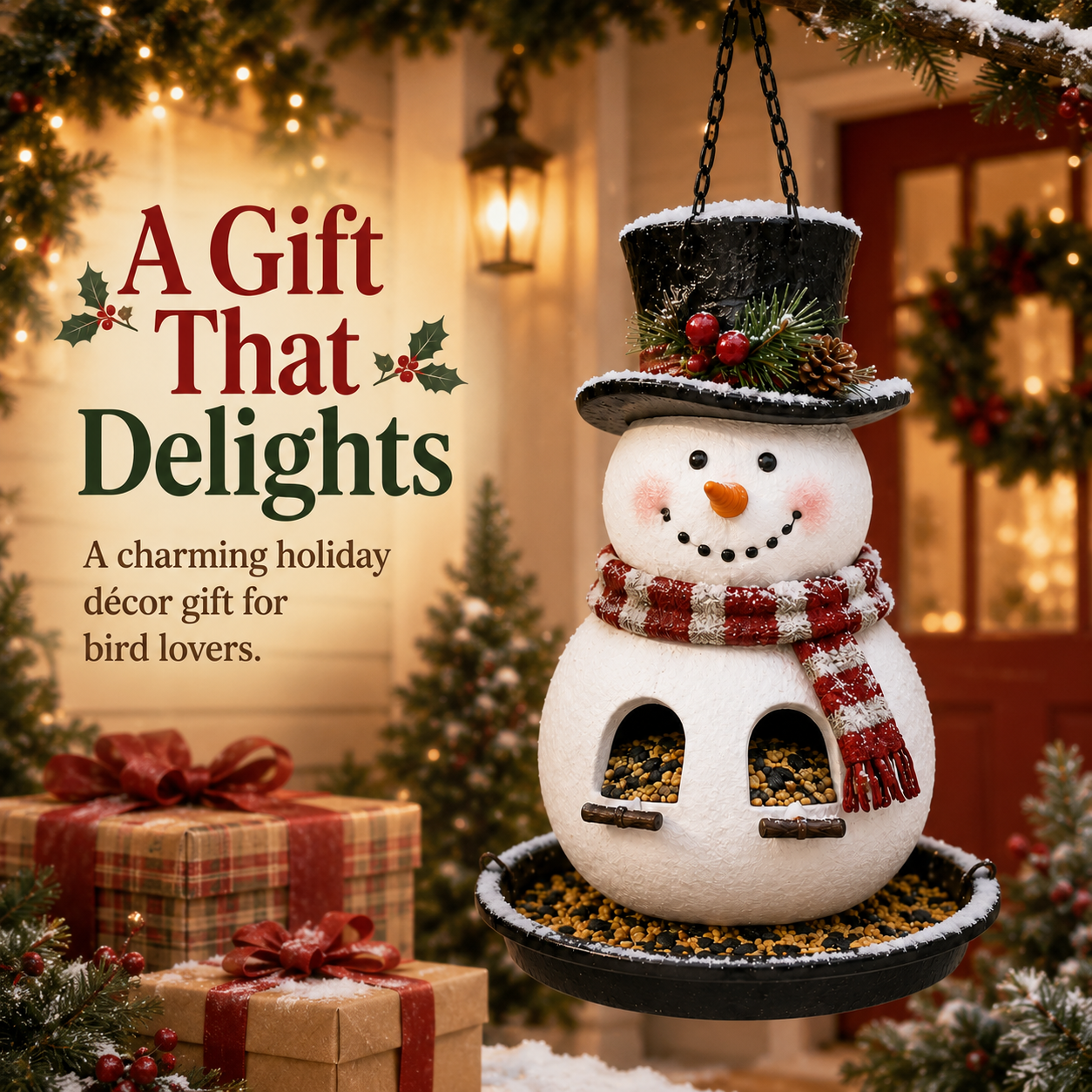 🎄 Christmas Bird Feeder Collection™ – Festive Hanging Garden Feeders for Wild Birds