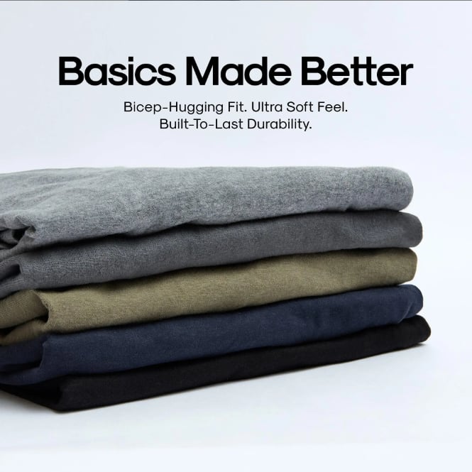 ⚡Hot Sales 49% OFF🔥Men's 4-Pack Crew Neck T-Shirt – Soft Cotton Blend, Athletic Fit, Tagless, Everyday Essential