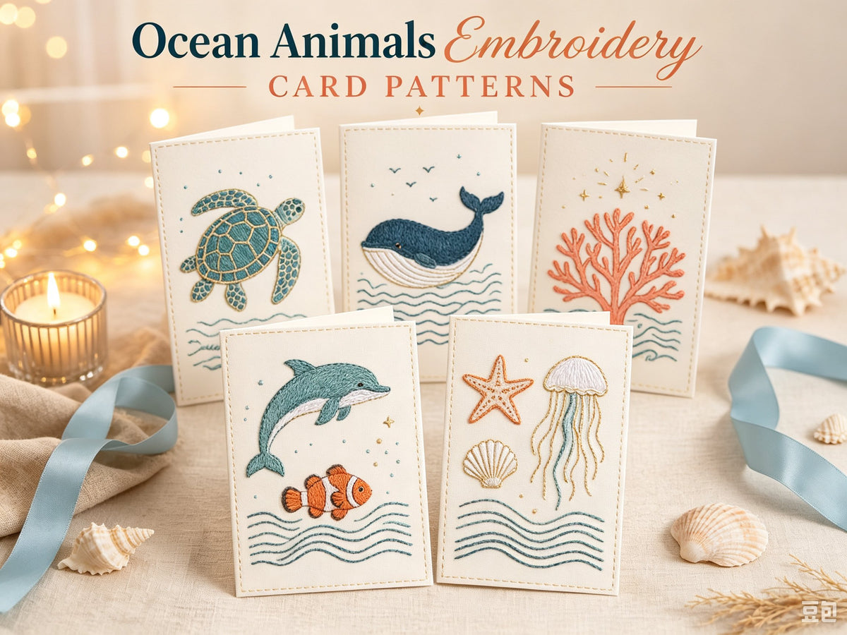 🔥LAST DAY 50% OFF - 🌲 🪡 Christmas Hand Embroidery Card DIY Kit | Stitch Your Way Into the Christmas Spirit ✨ 🎁