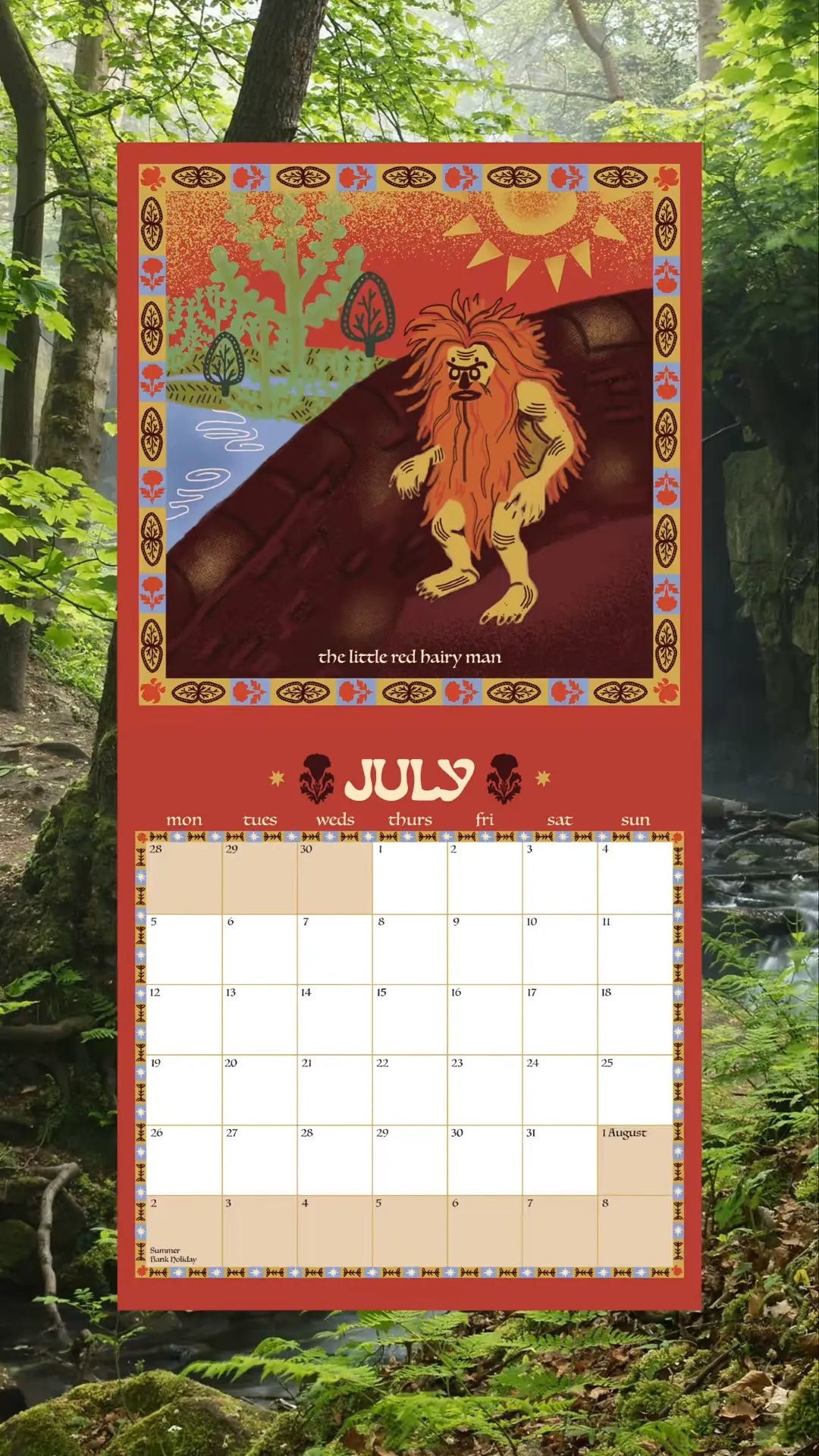 FOLKTALES WITHIN THE PEAK DISTRICT CALENDAR 2027