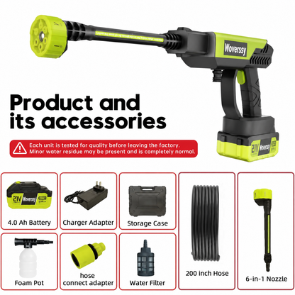 PowerJet Anywhere Cordless Pressure Washer Kit | Portable High Pressure Cleaning for Cars, Homes & Gardens