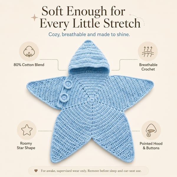 ⭐Cozy Baby Star's Suit - ❤️Suitable For Most Children