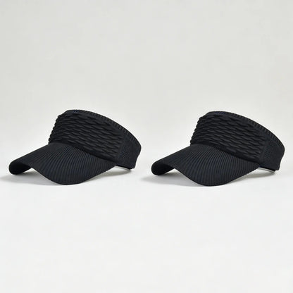 🌓Last Day 49% OFF-👒 2-Pack Women's High Ponytail Sun Visor Hats