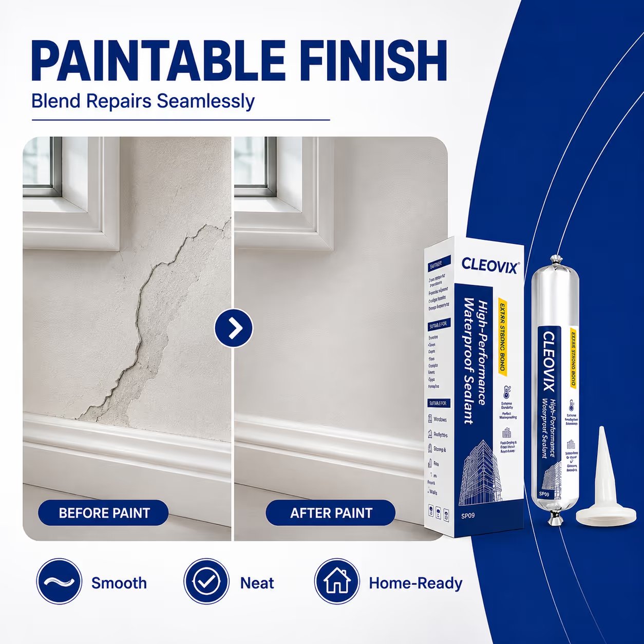 💧 Waterproof Crack & Leak Repair Paste – Multi-Surface DIY Sealant 🔧