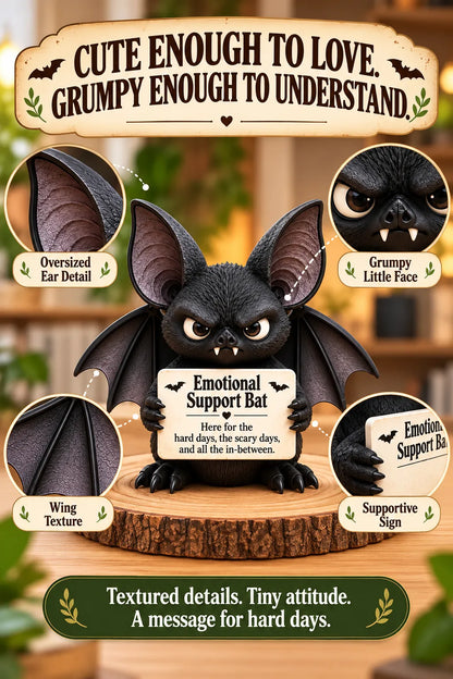 🔥LAST DAY 50% OFF - ✨Cute Grumpy Emotional Support Animal Figures, Mini Tabletop Companion Ornament, Unique Humor‑Filled Gift for Animal Lovers | Collectible Desk Decor