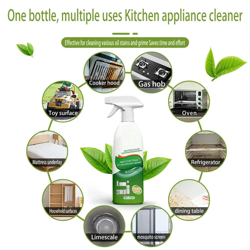 Multi-Purpose Enzyme Foam Cleaner 318ml - Effortlessly Removes Grease in Seconds