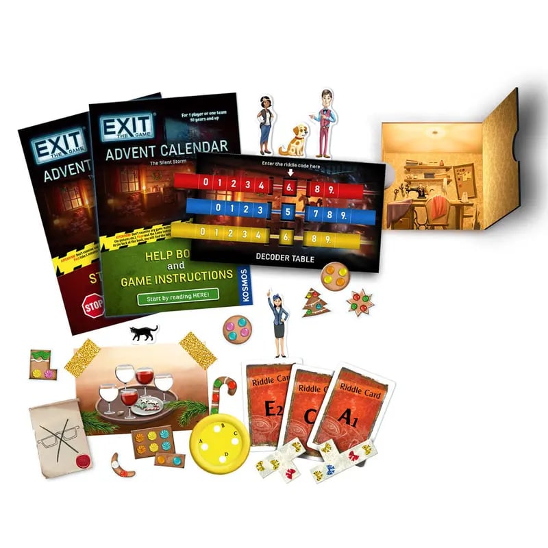 🔎🎄Escape the Workshop! Advent Calendar – 🗝️ ✨ 24 Days of Puzzle Adventure & Fun