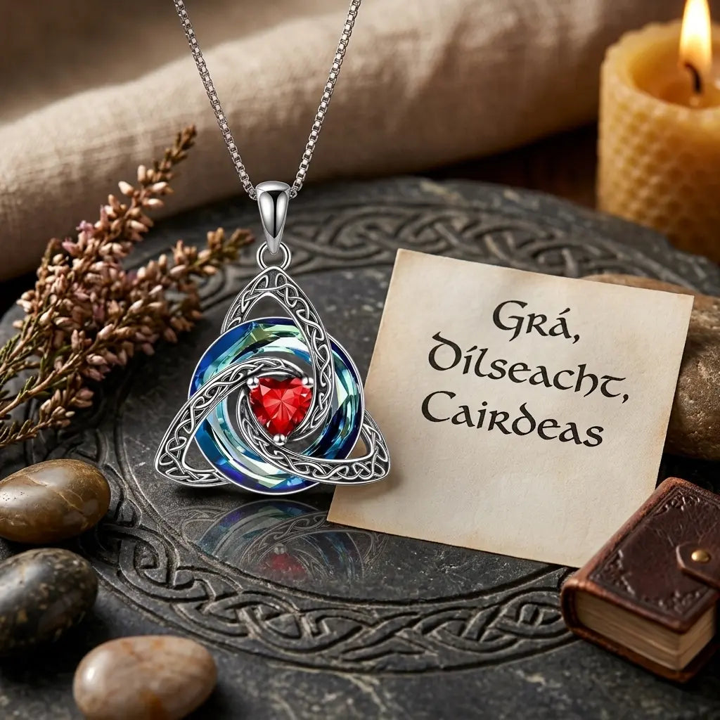 Celtic Trinity Knot necklace heritage meaning