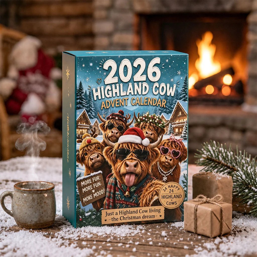 🔥Last Day 49% OFF - 🐂🎁2026 Highland Cow Advent Calendar(📦Buy 2 Free Shipping)