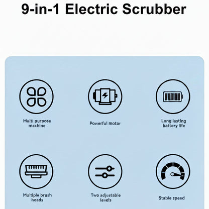 ⚡55% OFF TODAY——9-in-1 Electric Scrubber