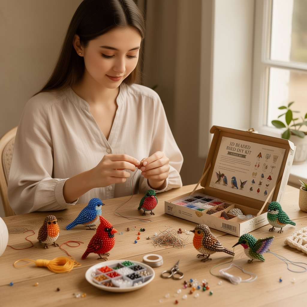 🔥Last Day 50% OFF🧵✨ Tiny 3D Beaded Animal DIY Kit