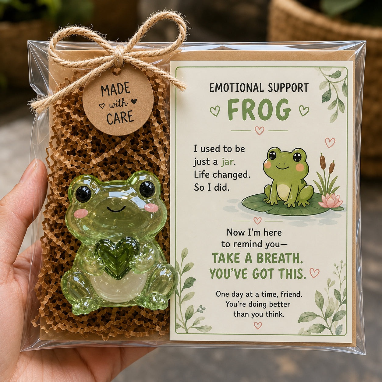 💛 Emotional Support Glass Animal Gift – A Little Reminder You Matter.