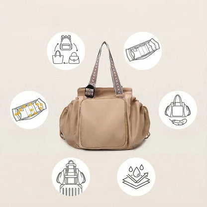 Everyday Convertible Backpack Tote Bag, 15 Pockets | Water-Resistant, Lightweight