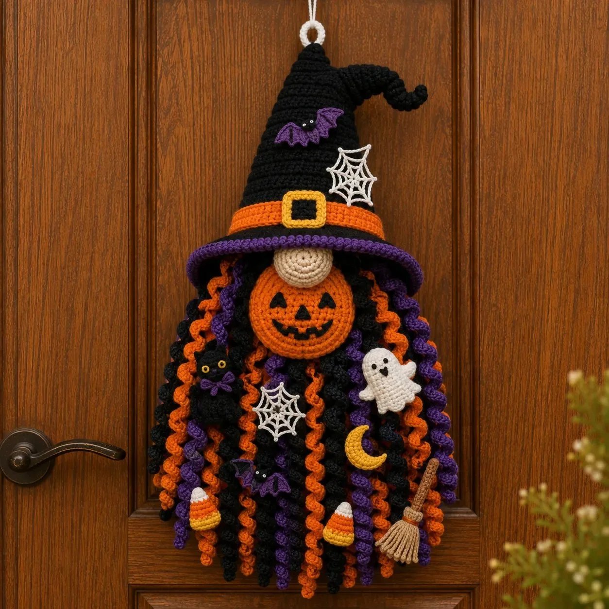 ⏳ Last Day 49% OFF – 🧶 DIY Seasonal 3D Crochet Door Hanger Kit Collection | Coordinated Yarn, Filling, Accessories & Step-by-Step Instructions Included 💕