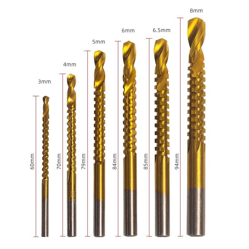 Carbon steel 6-Piece Metalworking Tool Set: Drill, Cut, & Carve Like a Pro 🛠️