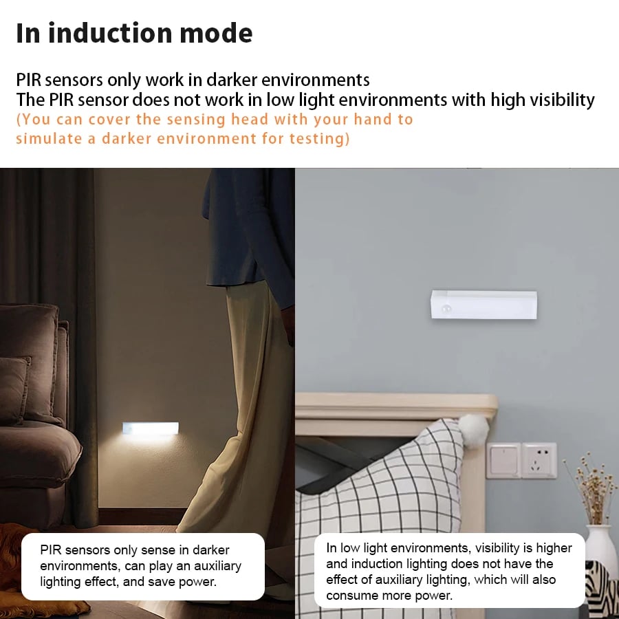 (🎁Last Day 49% OFF)💡Punch-free Smart Sensor Magnetic Rechargeable LED Lights✨
