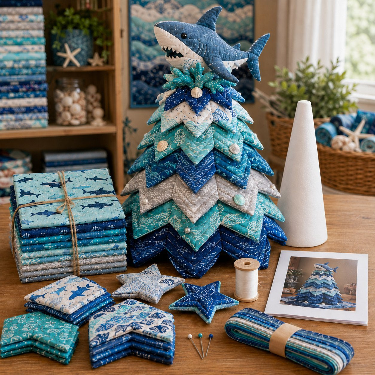 Ocean Dream Layered Fabric Tree DIY Kit