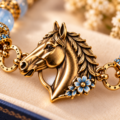 🐴 Therapy Horse Healing Bracelet
