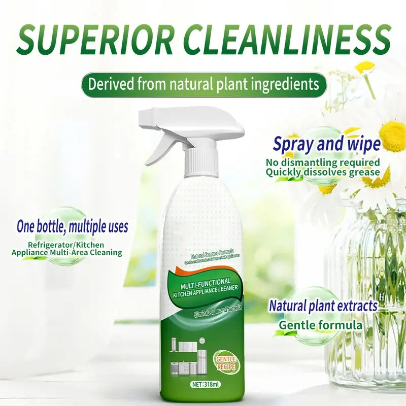 Multi-Purpose Enzyme Foam Cleaner 318ml - Effortlessly Removes Grease in Seconds