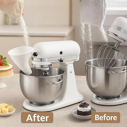 🔥LAST DAY 48% OFF - ✨Flour Funnel for Kitchen Aid Stand Mixer