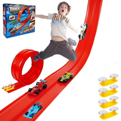 🎁Last Day Promotion 🔥🏎️DIY Children's Alloy Car Suction Cup Race Track