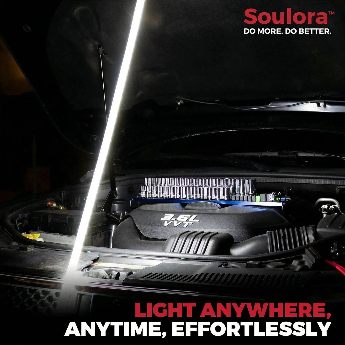 🔥Bendable Flexible LED Work Light💡: Your Professional Light for Narrow Spaces 🛠️