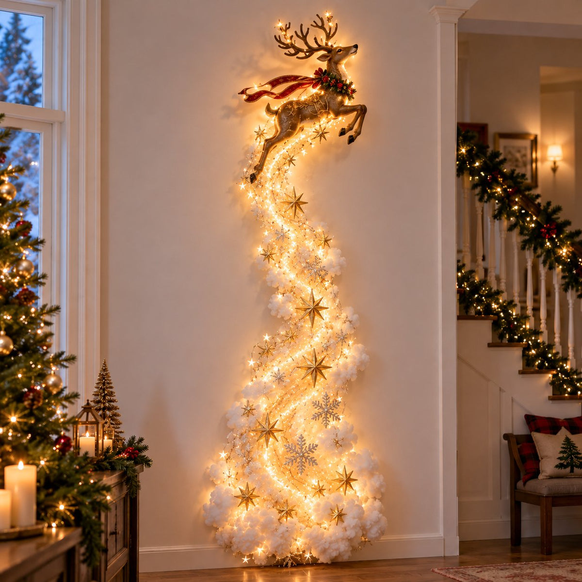 ✨Christmas Magic Trail Wall Light - A Little Christmas Magic, Right on Your Wall