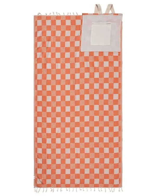 ⏰LAST DAY 49% OFF - 🏖️2-in-1 Convertible Towel & Backpack with Inner Zip Pocket & Sand-Repelling Fabric