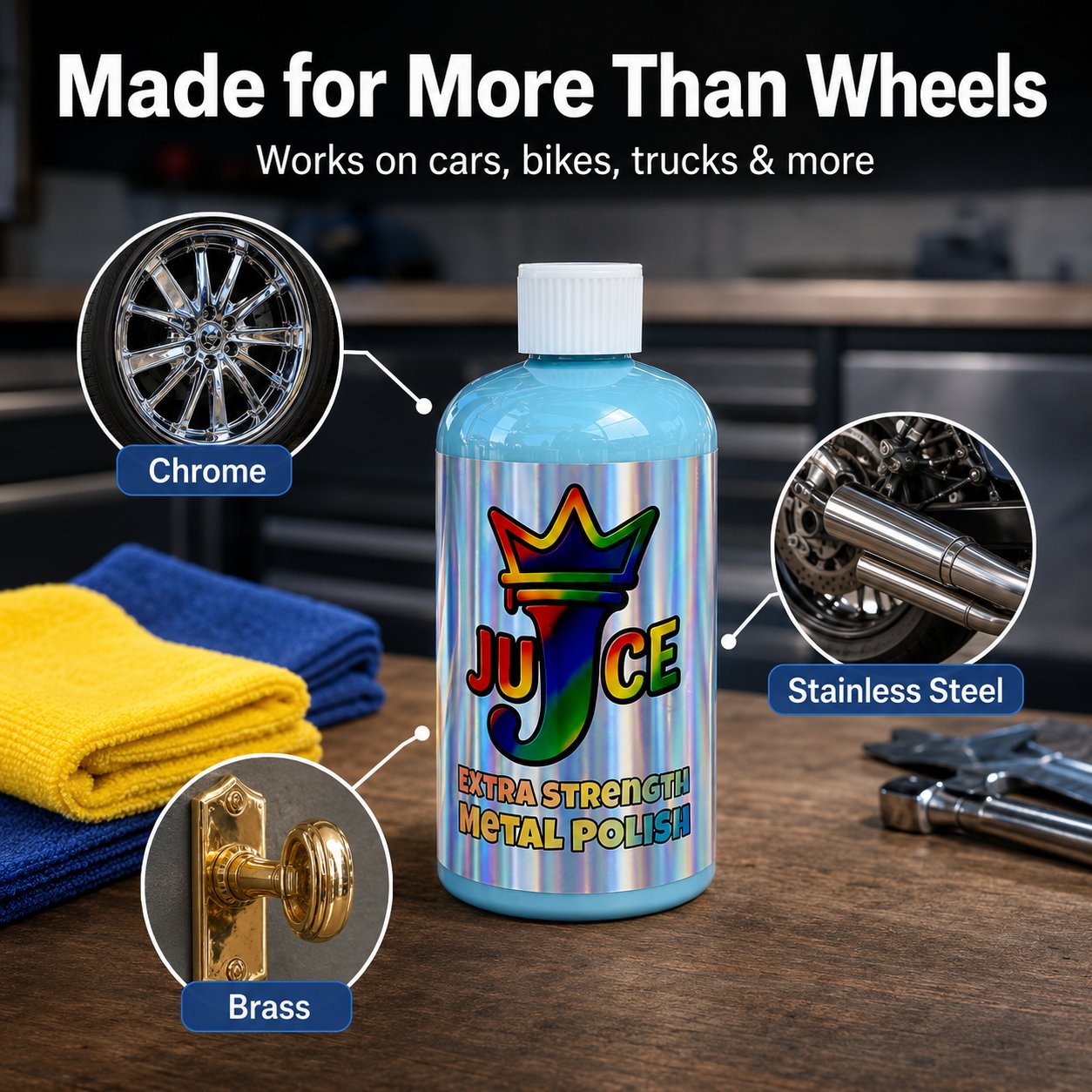 ✨J. Juice Polish Complete Metal Polish & Shine Restoration Kit