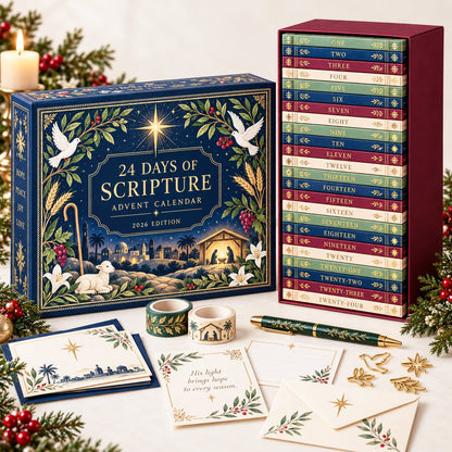 💥LAST DAY 50% OFF – 📖 24 Days of Scripture Advent Calendar 2026