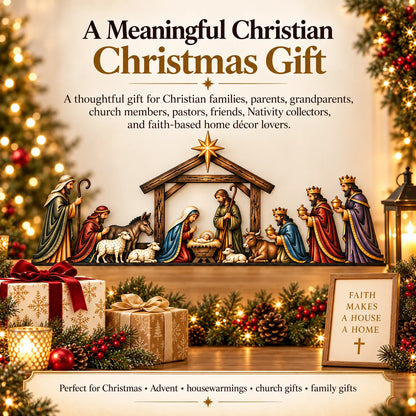 ✝️ Nativity Scene Door Topper | Bring The Story Of Christmas Home
