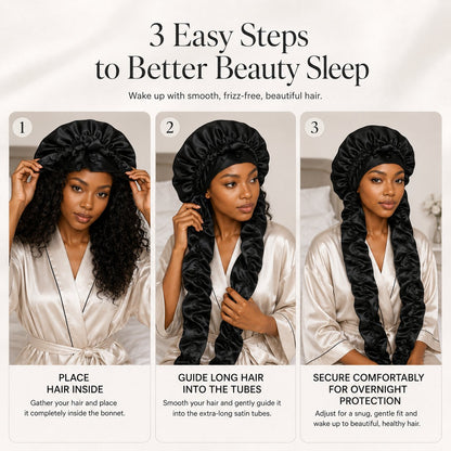 BUY 1 GET 1 FREE🔥 Silk Bonnet for Long Curly Hair