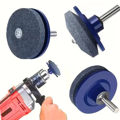 Drill-Powered Mower Blade Sharpener