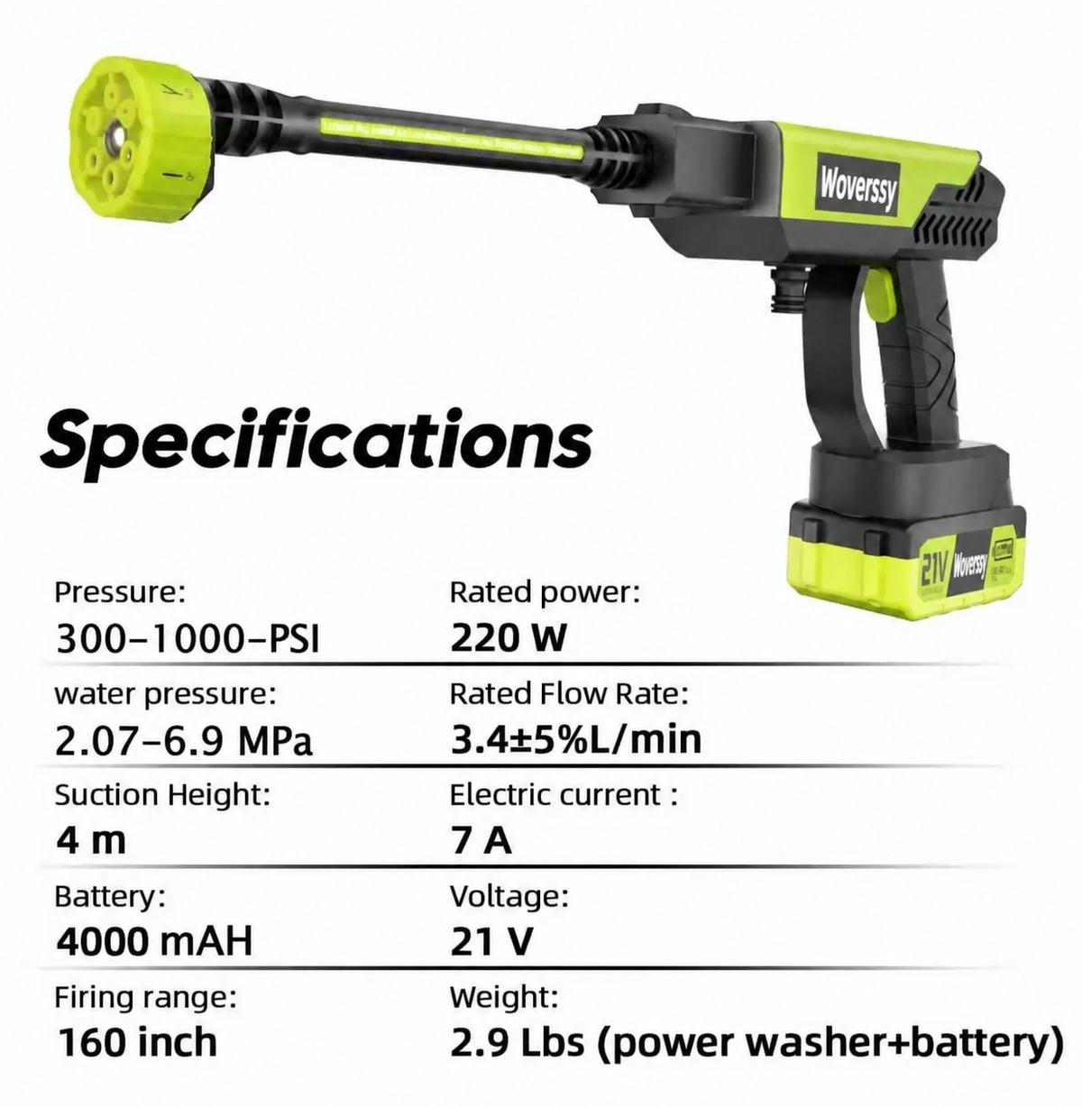 PowerJet Anywhere Cordless Pressure Washer Kit | Portable High Pressure Cleaning for Cars, Homes & Gardens