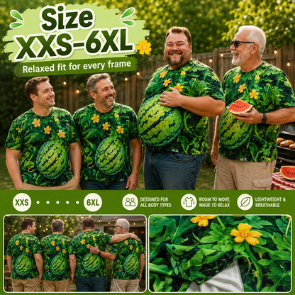 🍉 Turn Your Belly Into A Juicy 3D Watermelon Tee