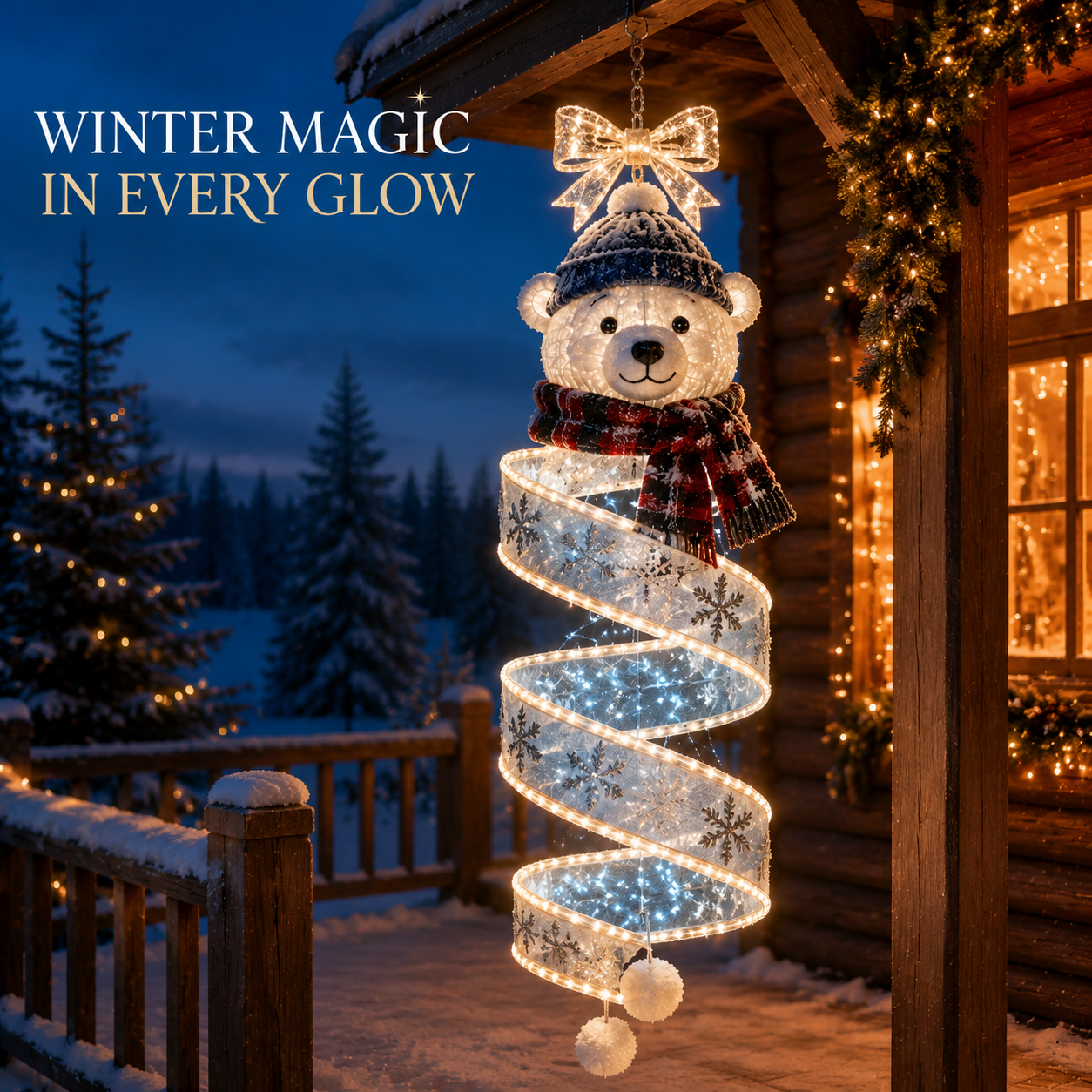 🎄Last day for 50% off🎄Christmas Magic Spiral™ Hanging LED Light Collection